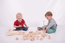 HEURISTIC PLAY STARTER SET (Age: 10 months+) (63 Wooden pcs))