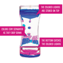Pink &amp; Blue Liquid Motion Bubbler
