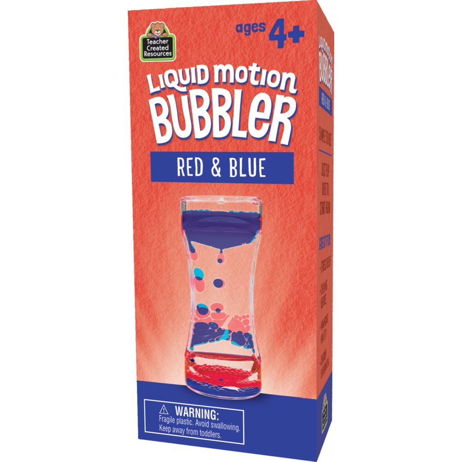 Red &amp; Blue Liquid Motion Bubbler