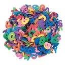 CREATIVITY STREET WONDERFOAM CRAFT TUB ASSORTED SIZES LETTERS AND NUMBERS 1/2 LB
