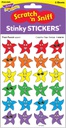 Colorful Star Smiles, Fruit Punch scent Scratch 'n Sniff Stinky Stickers (96 Stickers)