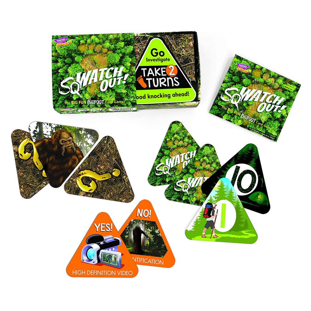 SQWATCH OUT! CARD GAME (63 cards) AGE 8+