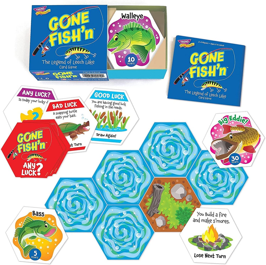 GONE FISH'N CARD GAME (63 cards) AGE 6+