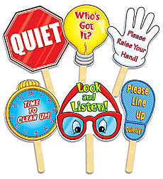 Manage your class signs (6 classroom sign)(27cmx22cm)(10.6''x8.6'')
