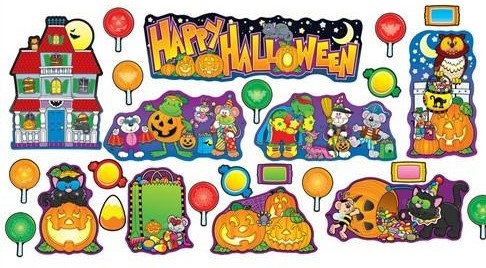 Halloween Mini Bulletin Board Set (53cmx 15cm)