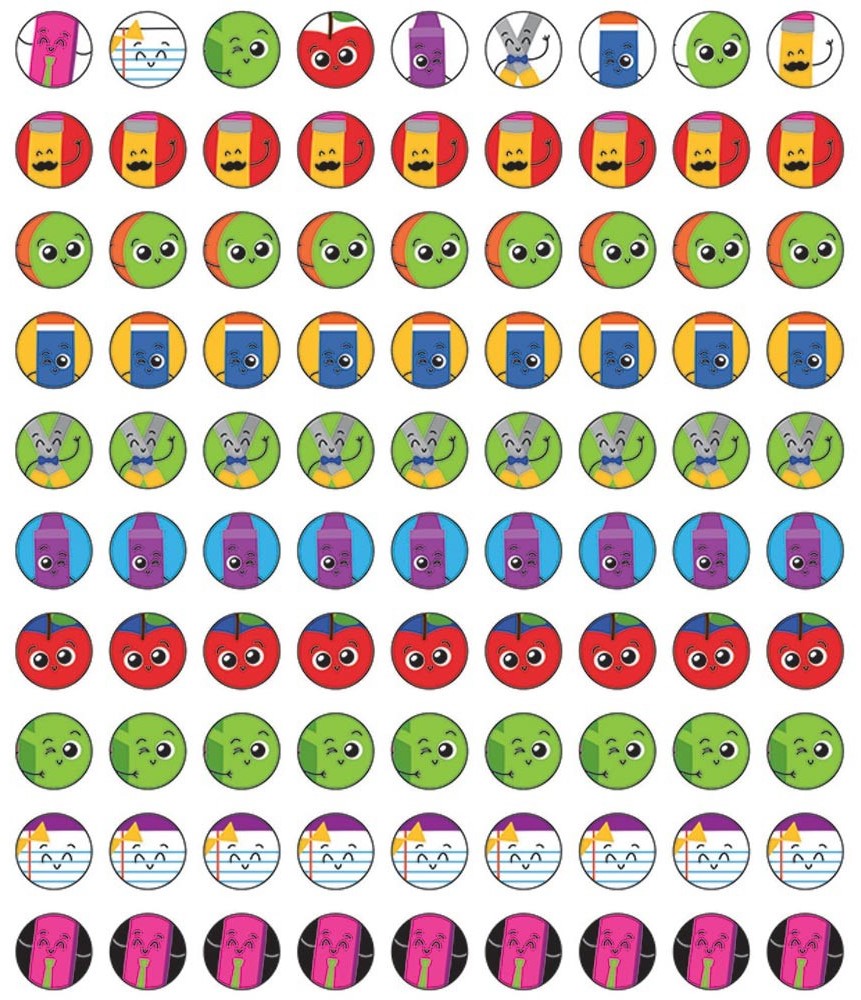 School Tools Chart Seals (810 Stickers)