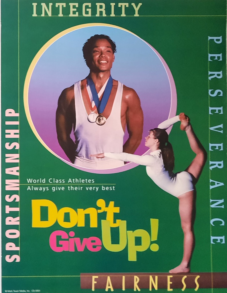 Don't Give Up Chart (55cmx 43cm)