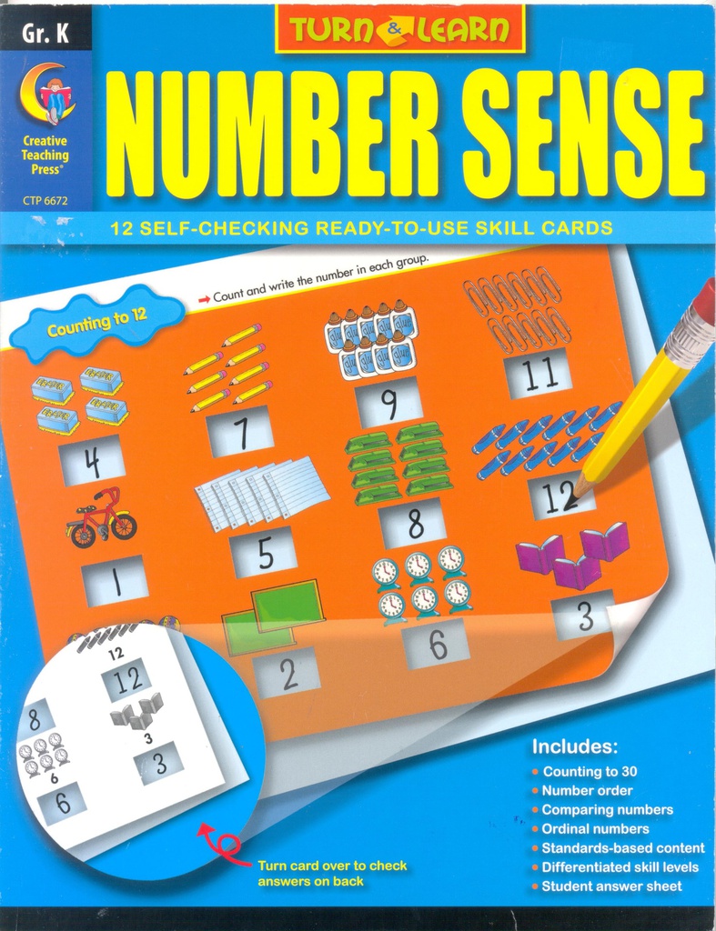 Turn &amp; Learn: Number Sense, Gr. K