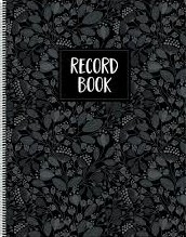 Black Foliage Record Book (9''x12'')(22.8cmx30.4cm)(30pgs)