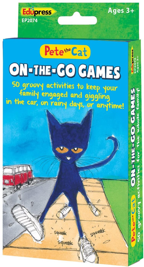 Pete the Cat On-the-Go Games (50cards) (15cmx9cm)