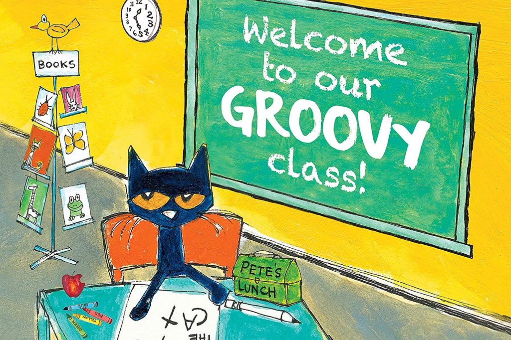 Pete the Cat Welcome to Our Groovy Class Postcards (4''x6'')(10cmx15.2cm)(30pcs)