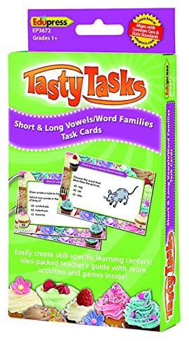 Tasty Task Cards, Informational Text Features 96 Practice Question (48 double sided cards)