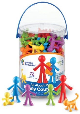 All About Me Family Counters (72 counters in six colors)