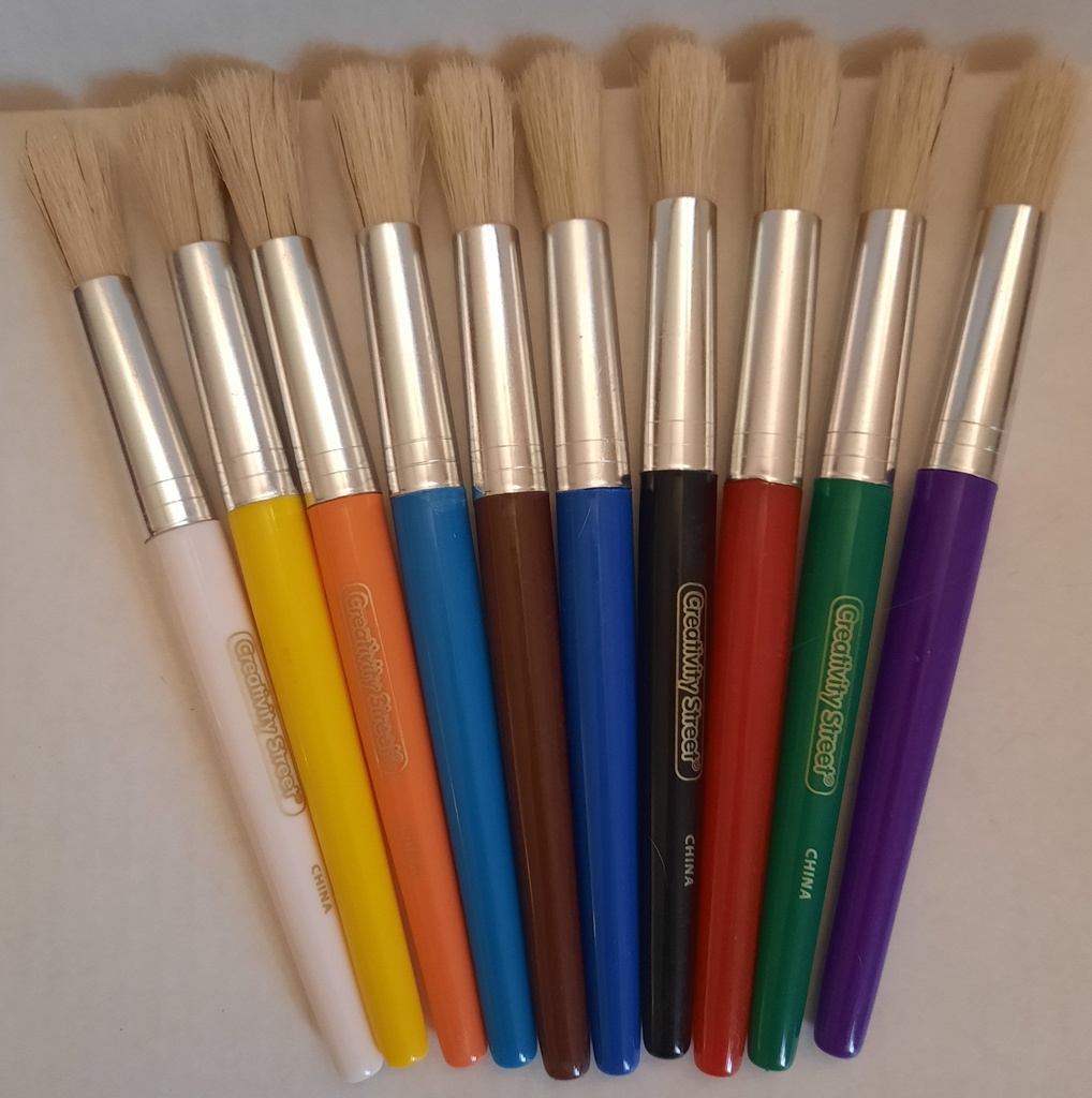 BRUSHES, COLOSSAL ROUND ASST COLORS, SINGLES
