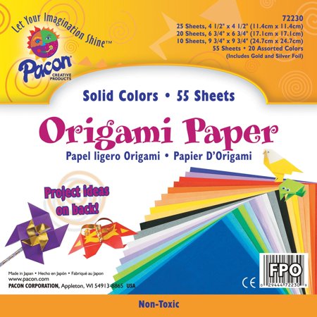ORIGAMI LARGE  20 Asst .(55 sheets)