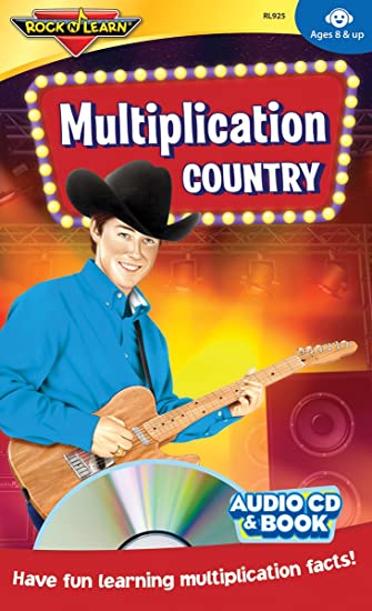 ROCK 'N LEARN MULTIPLICATION COUNTRY CD &amp; BOOK
