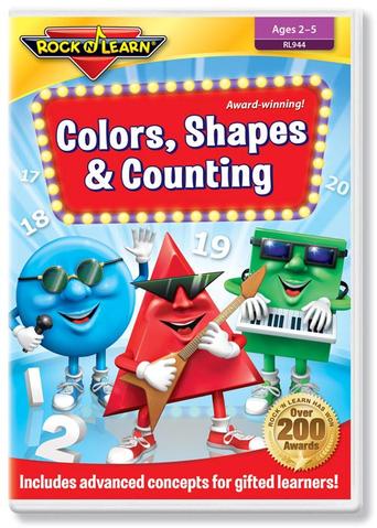 COLORS SHAPES &amp; COUNTING DVD