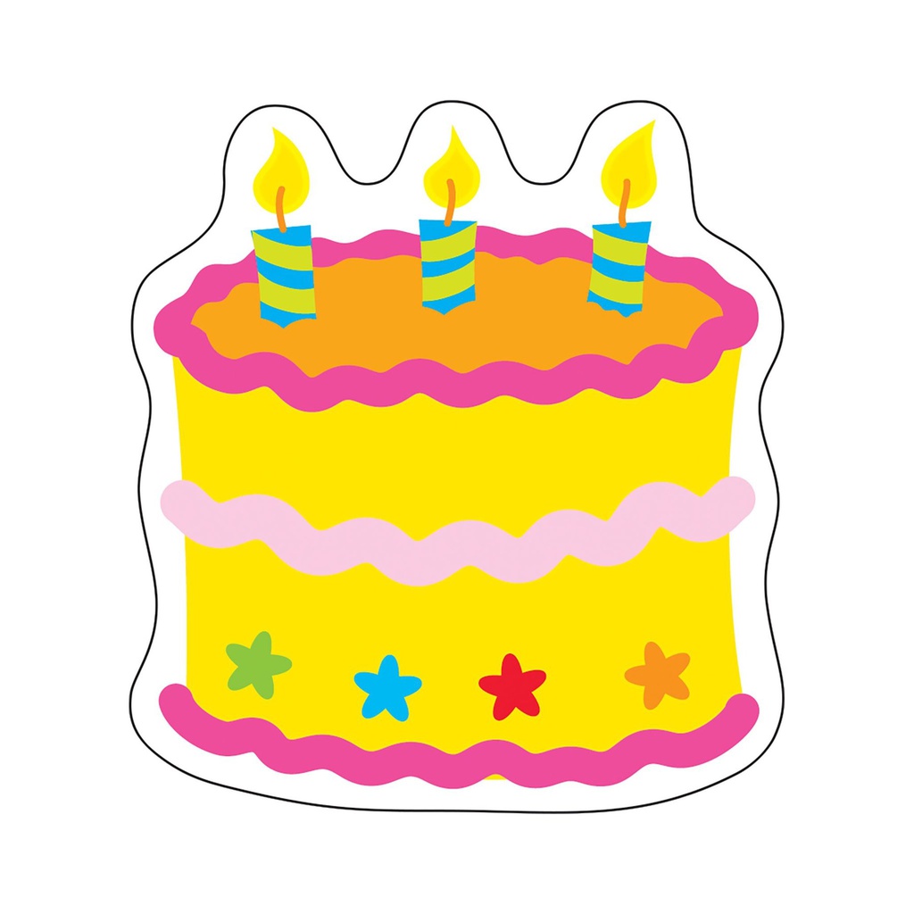 Birthday Cake Mini Accents 3''(7.5cm) (36pcs)