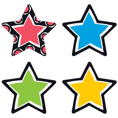 Bold Strokes Stars Accents Variety Pk.24 solid,12 patterned 24 solid in 4 colors (15cm) (36 pcs)