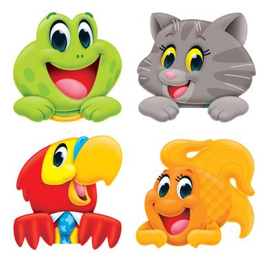 Playtime Pals Clips Accents Variety pack 5.5''(13.9cm)(36 pcs)