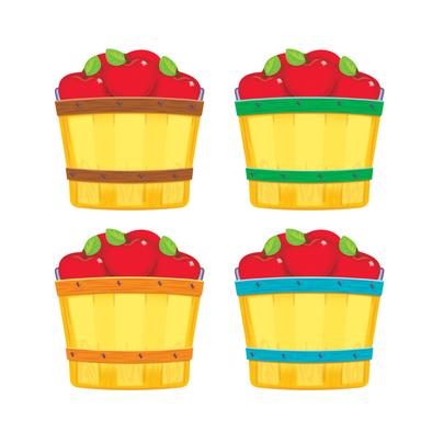 Apple Baskets Mini Accents 6 designs/6 each (7.5cm)  ( 36 pcs.)