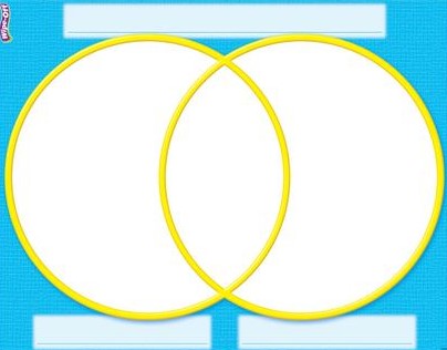 Venn Diagram Wipe -Off Charts (55cm x 43cm)