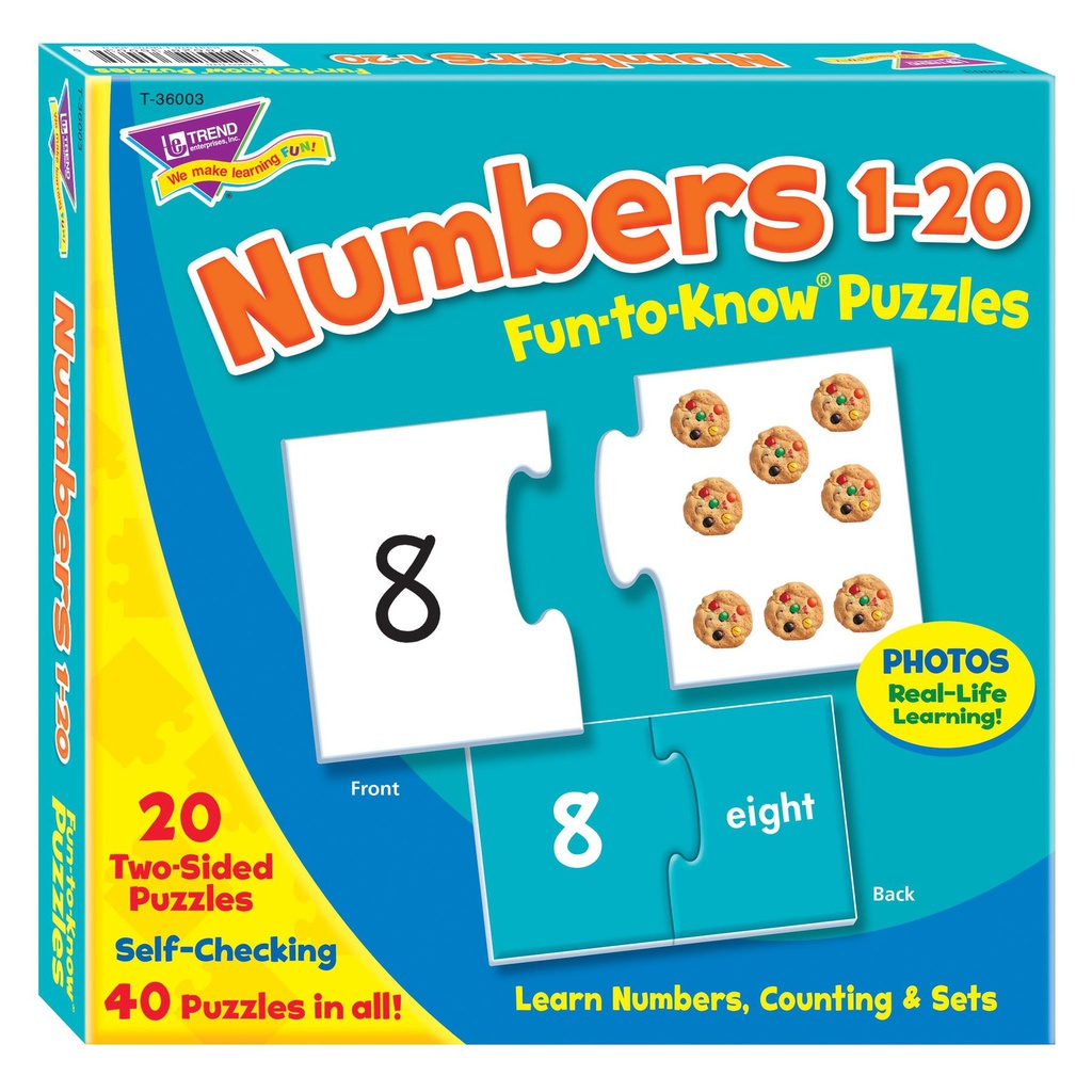 Numbers 1-20 Puzzle (40pcs)
