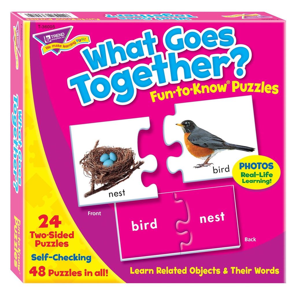 What Goes Together? Puzzles (48pcs)