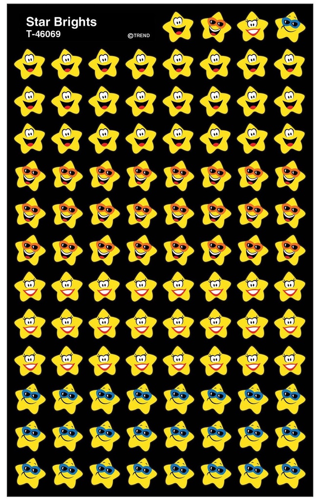Star Brights (8sheets)(800stickers)