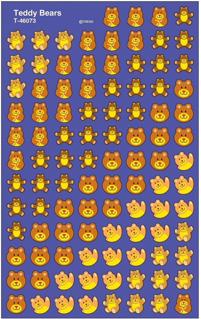 Teddy Bears Mini Stickers (8stickers)(800stickers)