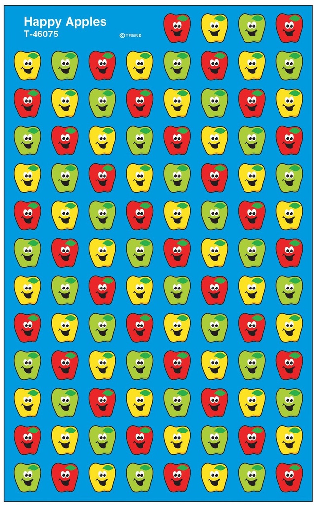 Happy Apples Mini Stickers (8sheets)(800stickers)