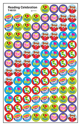 Reading Celebration Super Spots Stickers ( 800 stickers)