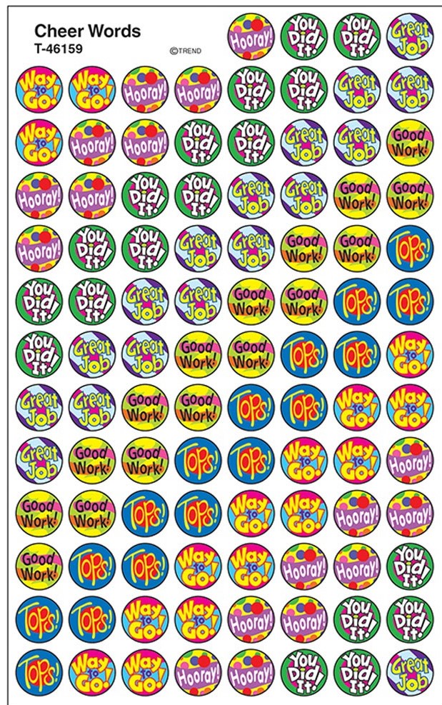 Cheer Words Mini Stickers (8sheets)(800stickers)