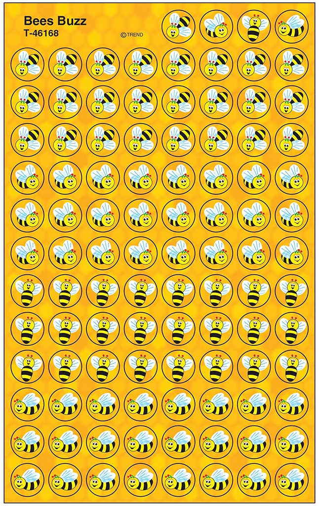 Bees Buzz Mini Stickers (8sheets)(800stickers)