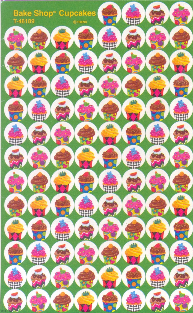 Cupcakes The Bake Shop Mini Stickers (8sheets)(800stickers)