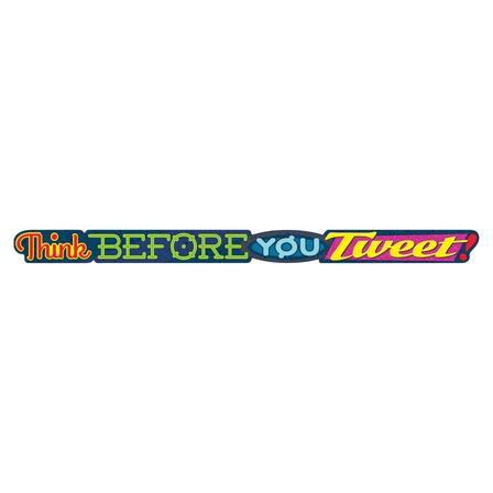 Think BEFORE YOU Tweet! Banner(10'=3m)