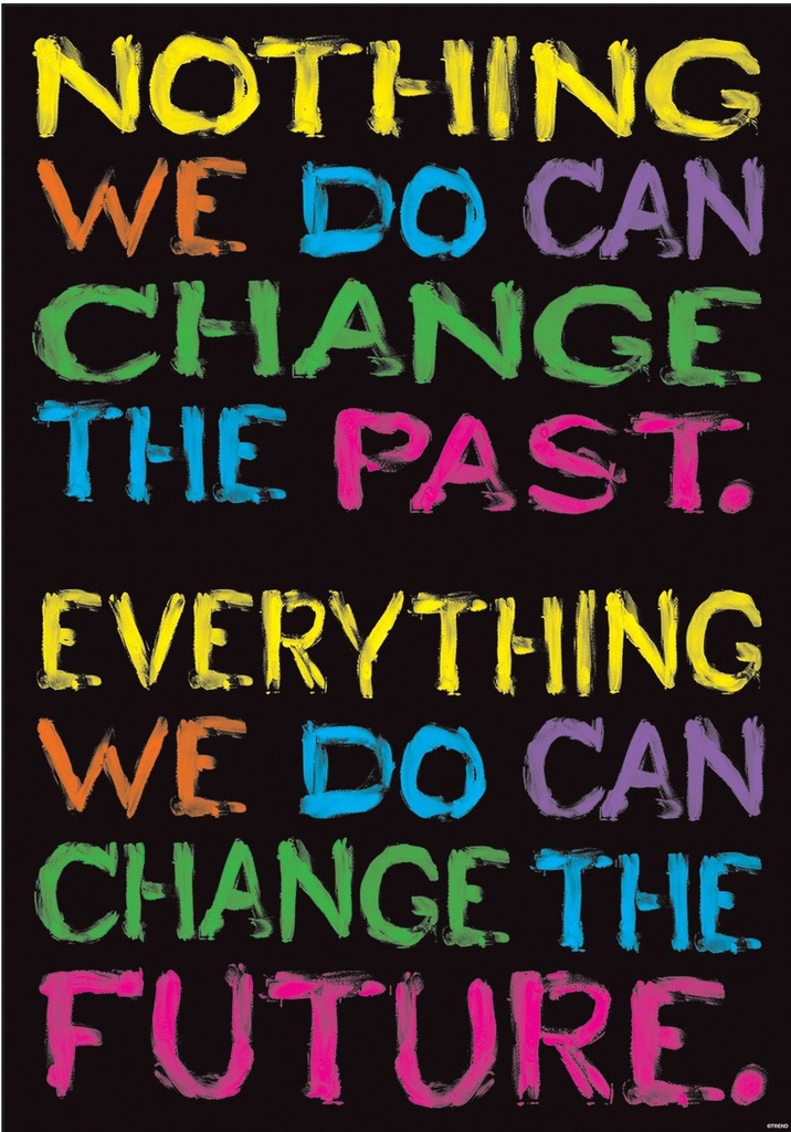 Nothing We Do Can Change the past...Poster (48cm x 33.5cm)