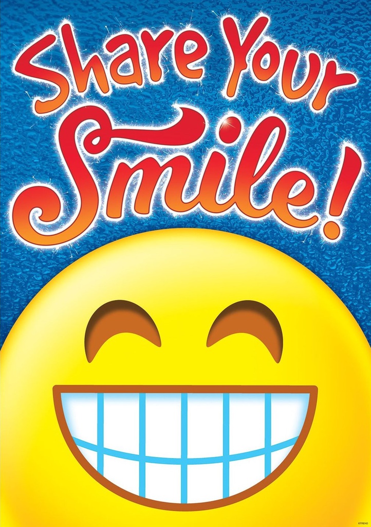 Share Your Smile! Poster 13.3''x19''(33.7cmx48.2cm)