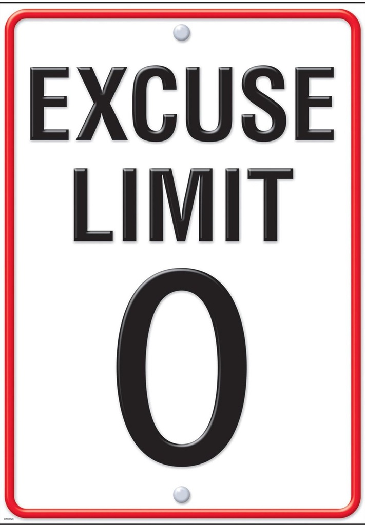 Excuse Limit 0 Poster 13.3''x19''(33.7cmx48.2cm)