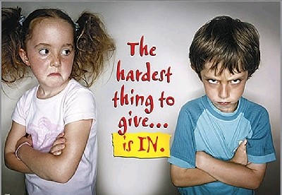 The hardest thing to give...is In. Poster (48cmx 33.5cm)