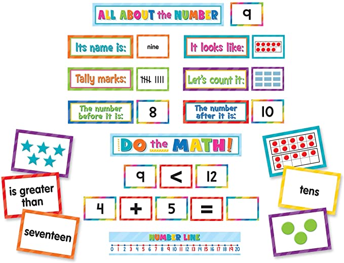 Numbers, Counting &amp; More Pocket Chart Cards (192cards)