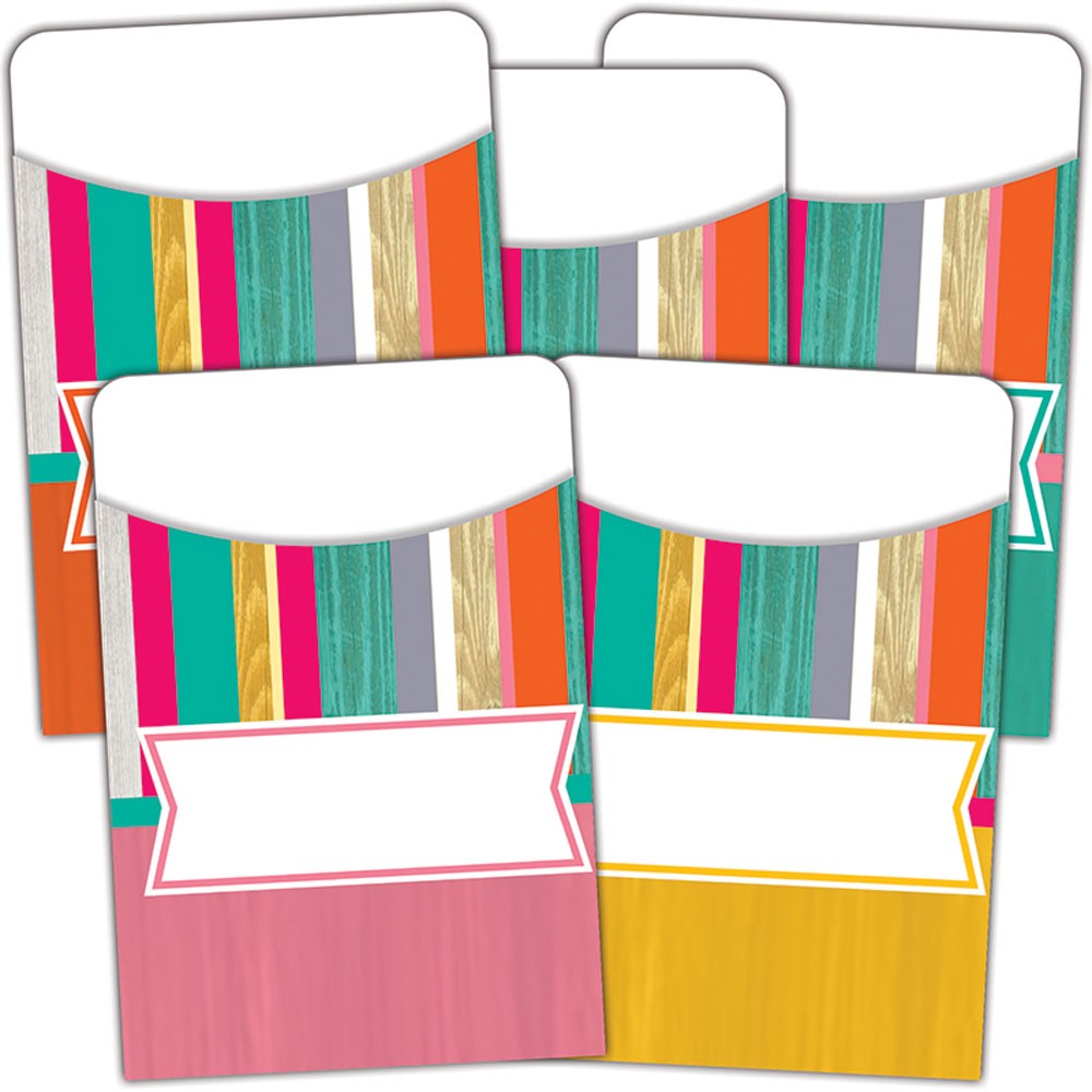 Tropical Punch Library Pockets - Multi-Pack (8.8cm x 13.3cm)    (35 pockets)