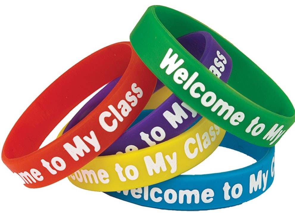 Welcome to My Class Wristbands (10 pcs)