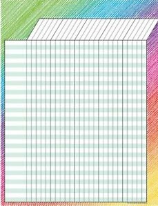 Colorful Scribble Incentive Chart (17''x22'')(43cmx55.8cm)