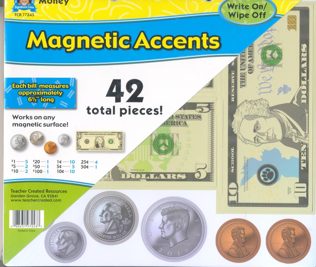 Money Magnetic Accents(42pcs)