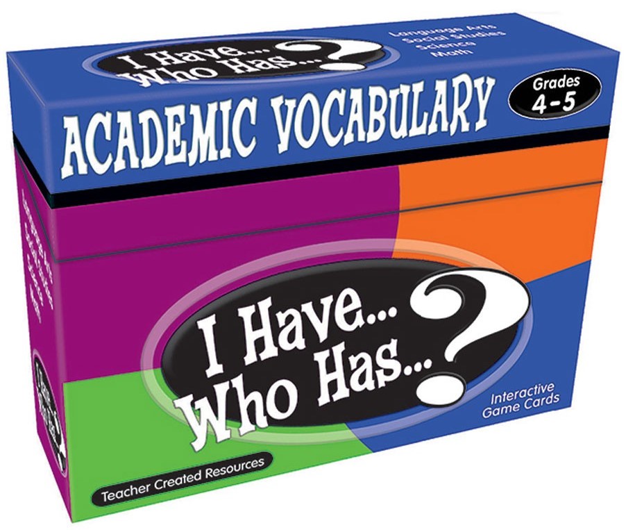 I Have... Who Has...? Academic Vocabulary Game (Gr. 4–5)