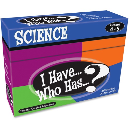 I Have... Who Has...? Science Game (Gr. 4–5) (37cards)