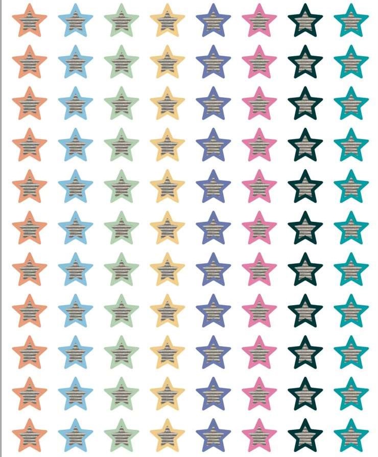 Home Sweet Classroom Stars Mini Stickers Value-Pack(1144stickers)