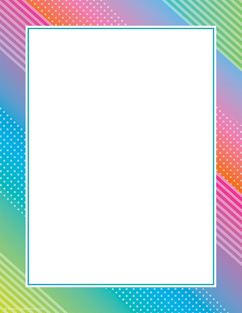 Colorful Vibes Computer Paper (8.5&quot; x 11&quot;)(21.5cmx27.9cm)(50sheets)