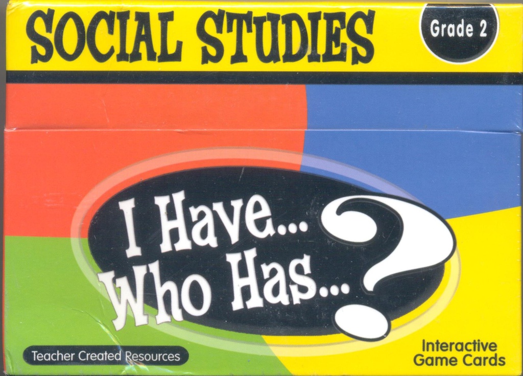 I Have... Who Has...? Social Studies Game (Gr. 2) (37cards)